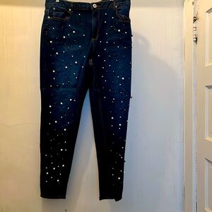Beaded jeans fashion and comfort